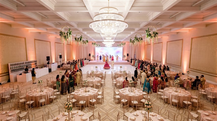 Grand hotel ballroom · the drop