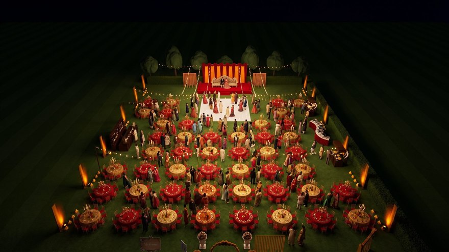 Garden lawn · reception